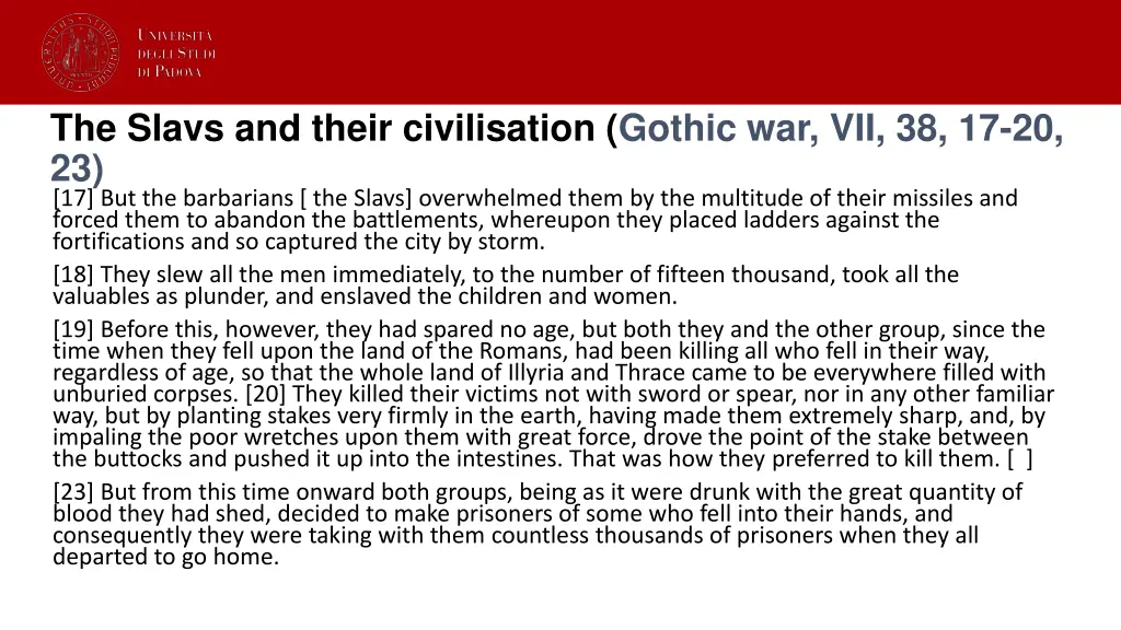 the slavs and their civilisation gothic