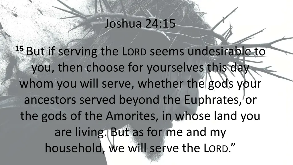 joshua 24 15