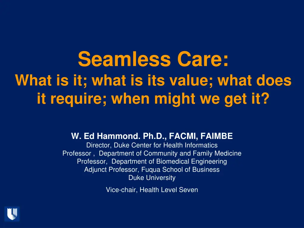 seamless care what is it what is its value what