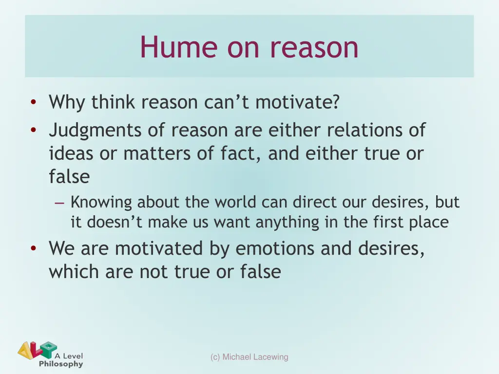 hume on reason