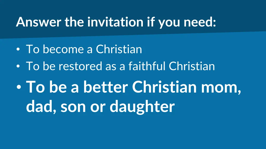 answer the invitation if you need 2