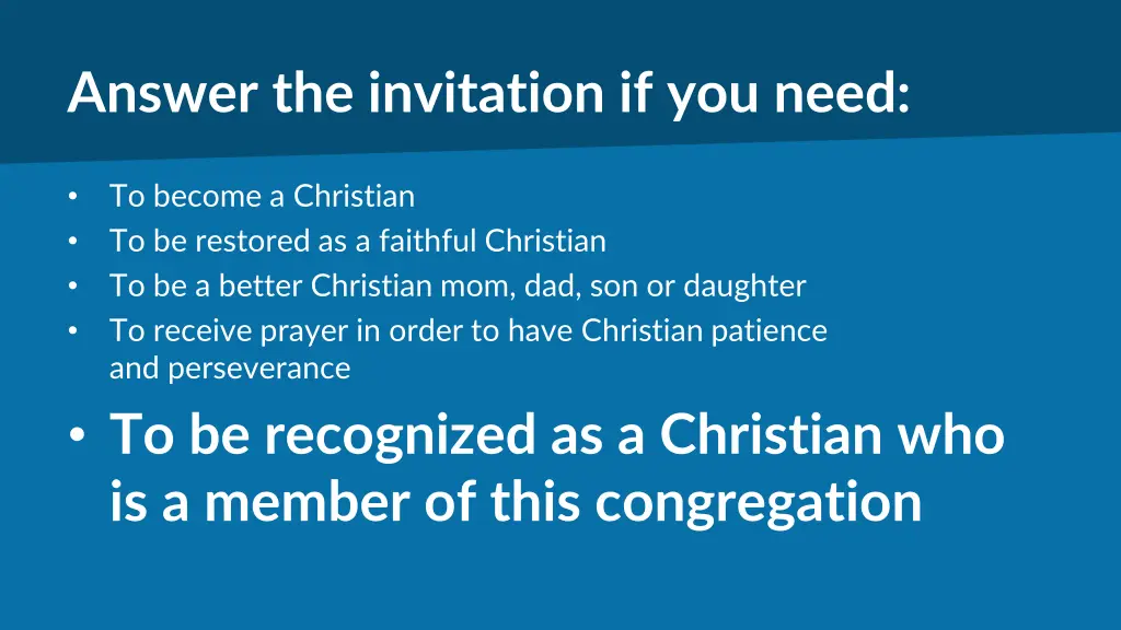 answer the invitation if you need 4