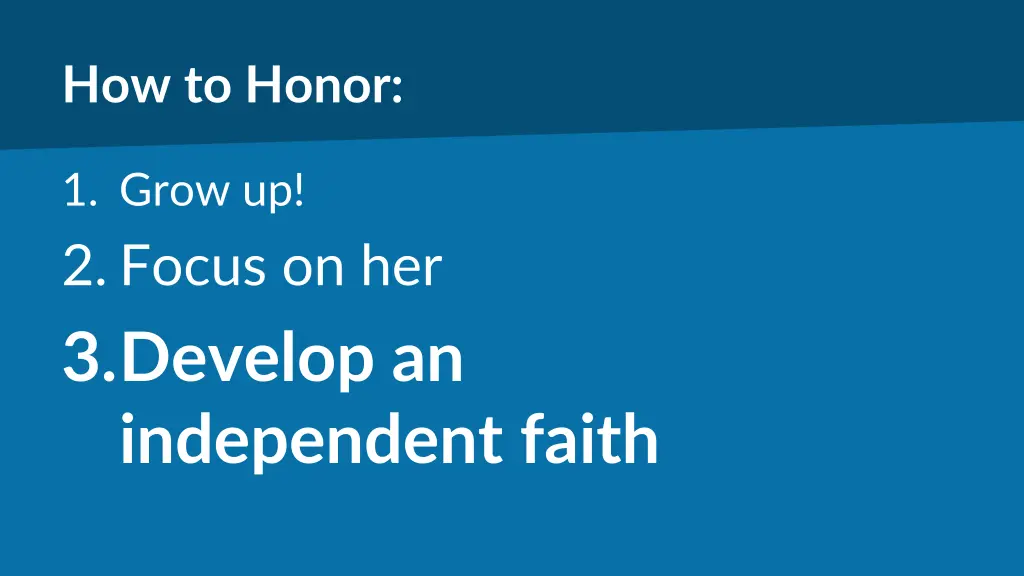 how to honor 2