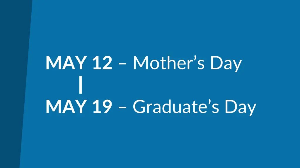 may 12 mother s day