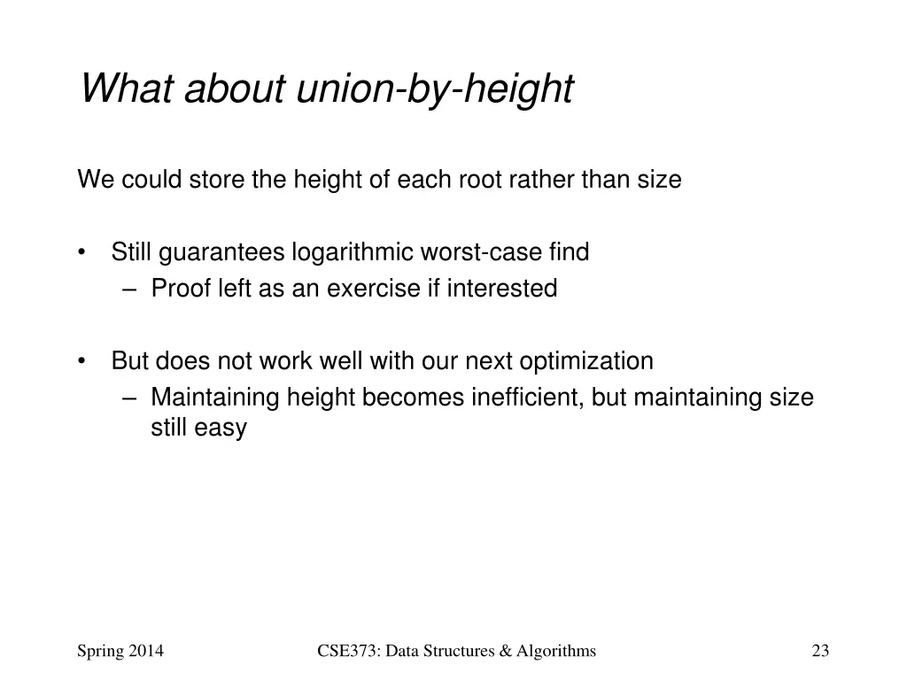 what about union by height
