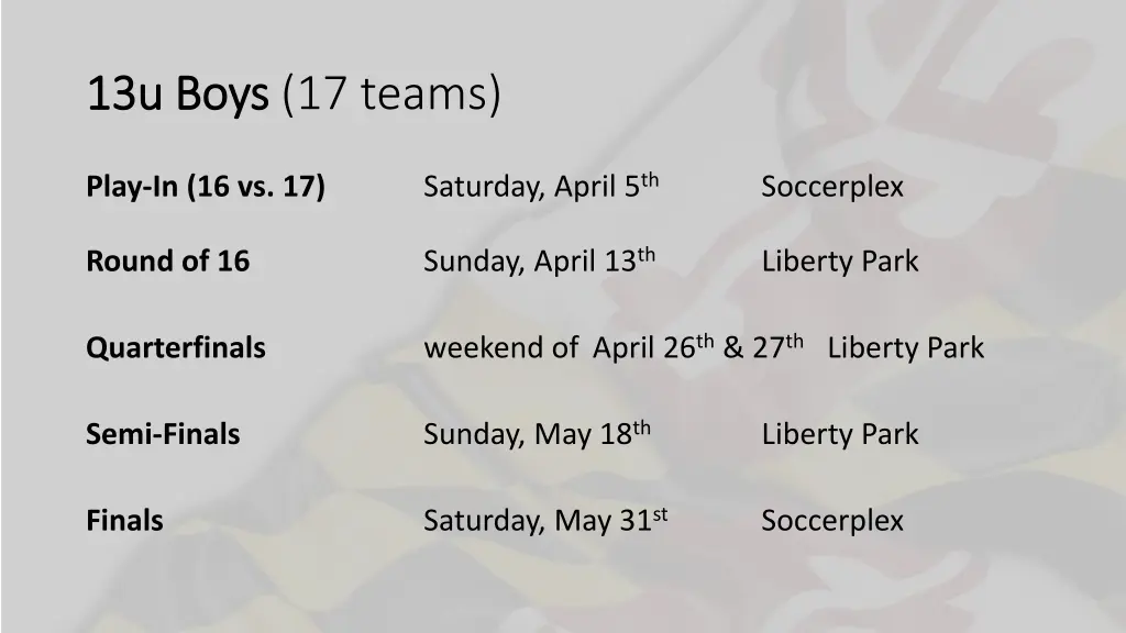 13u boys 13u boys 17 teams