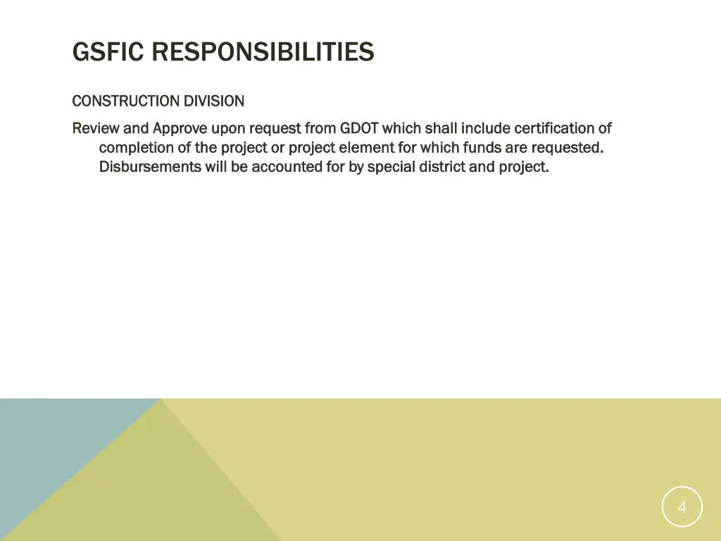 gsfic responsibilities 1