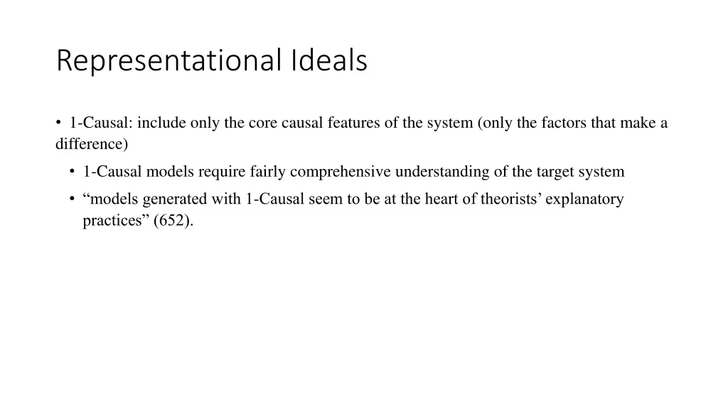 representational ideals 2