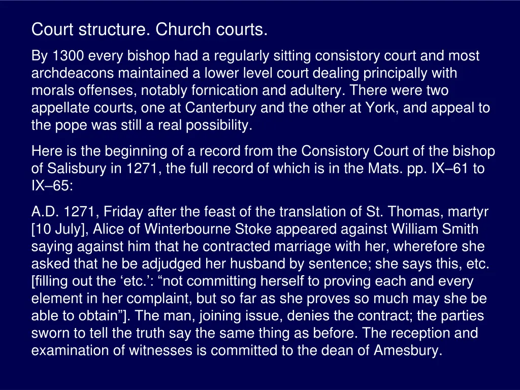 court structure church courts