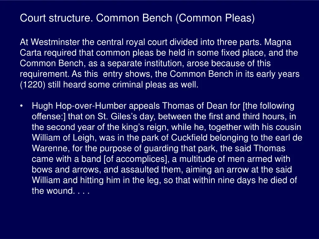 court structure common bench common pleas