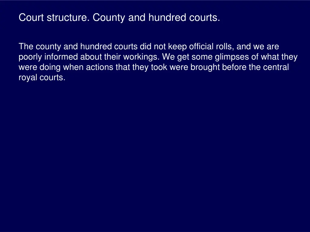 court structure county and hundred courts