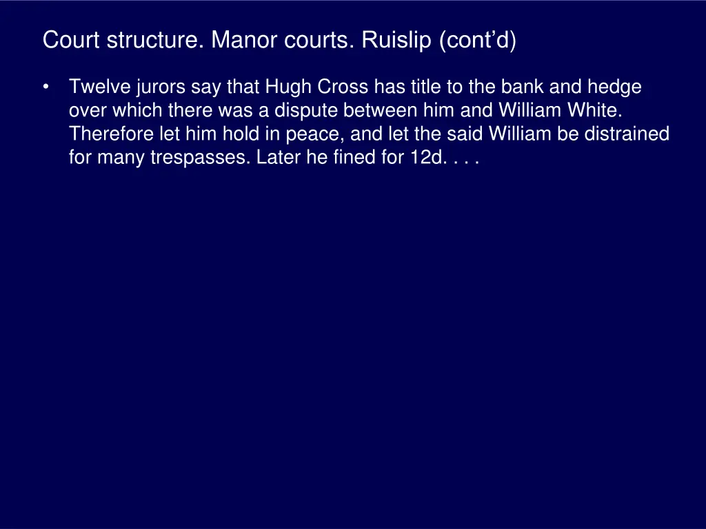 court structure manor courts ruislip cont d