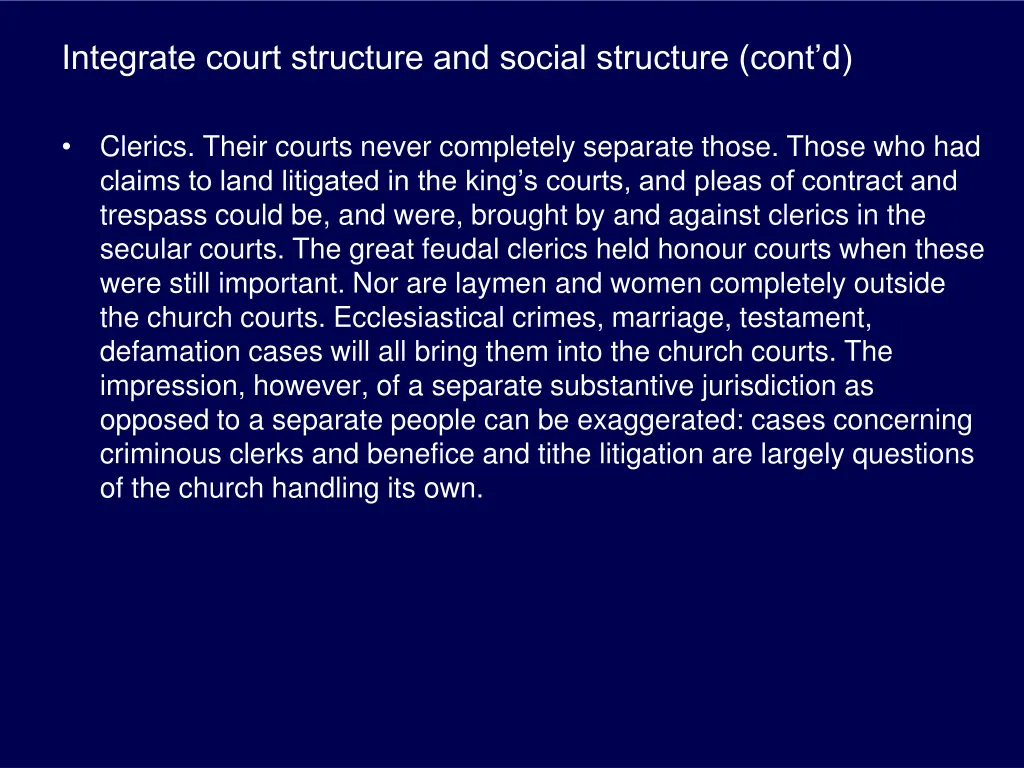 integrate court structure and social structure 2
