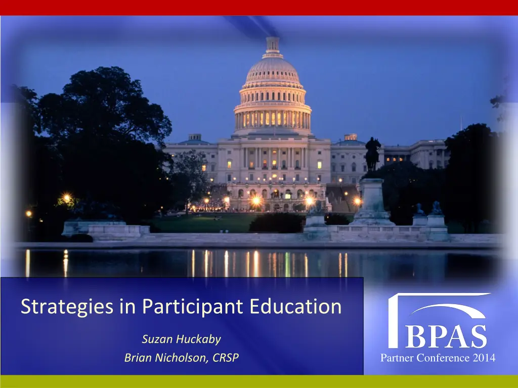 strategies in participant education