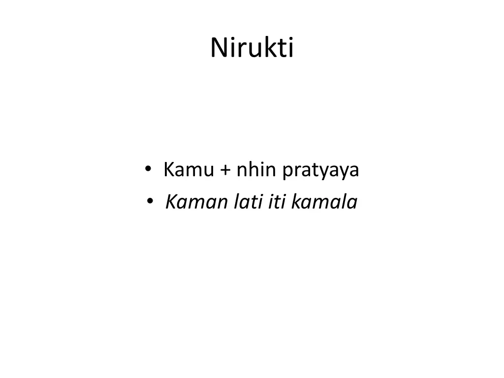 nirukti
