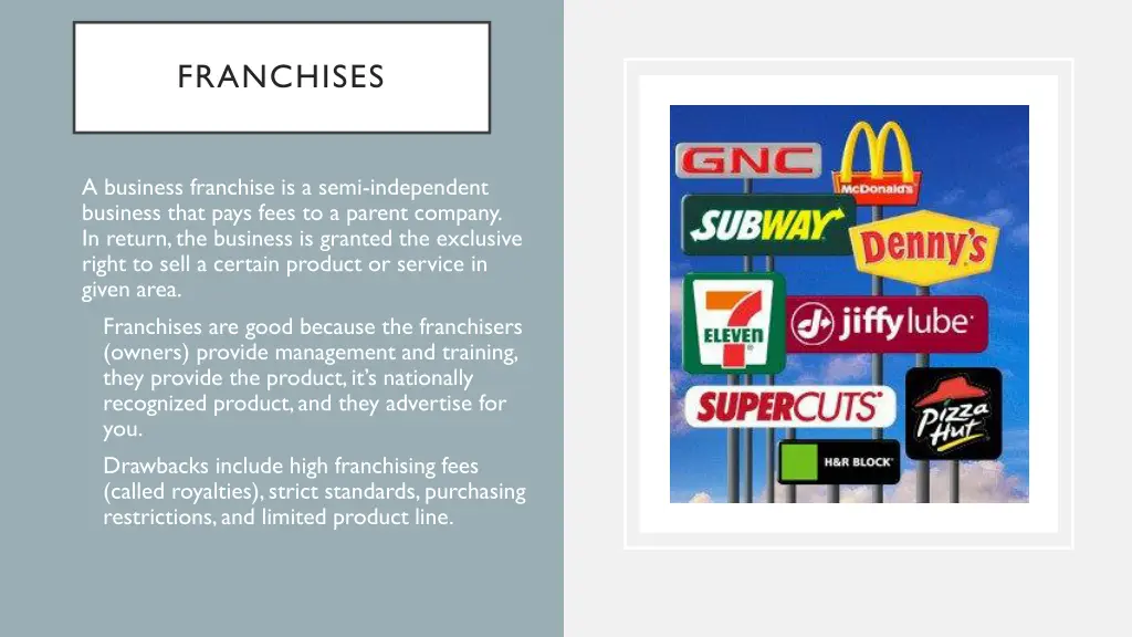 franchises