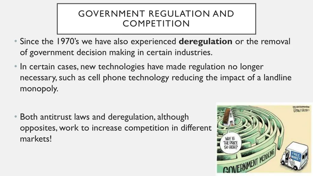 government regulation and competition 1