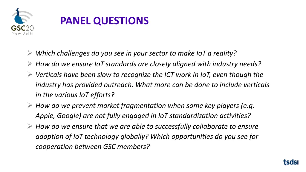 panel questions