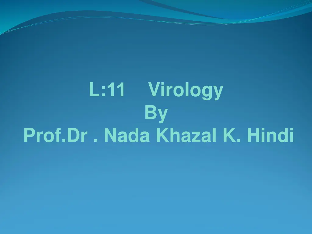 l 11 virology by