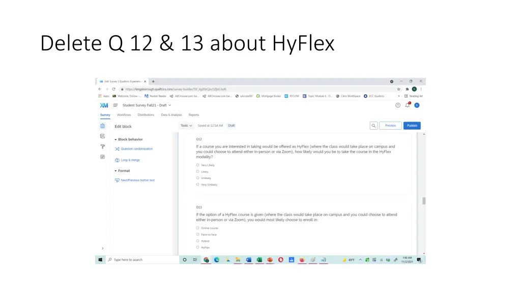 delete q 12 13 about hyflex