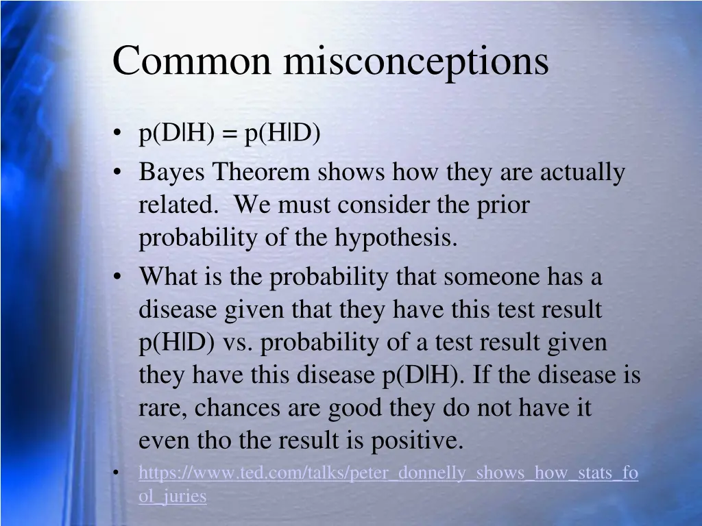 common misconceptions