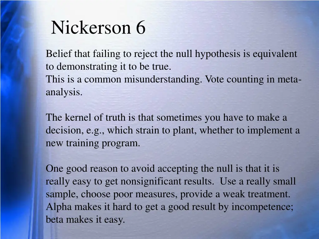 nickerson 6