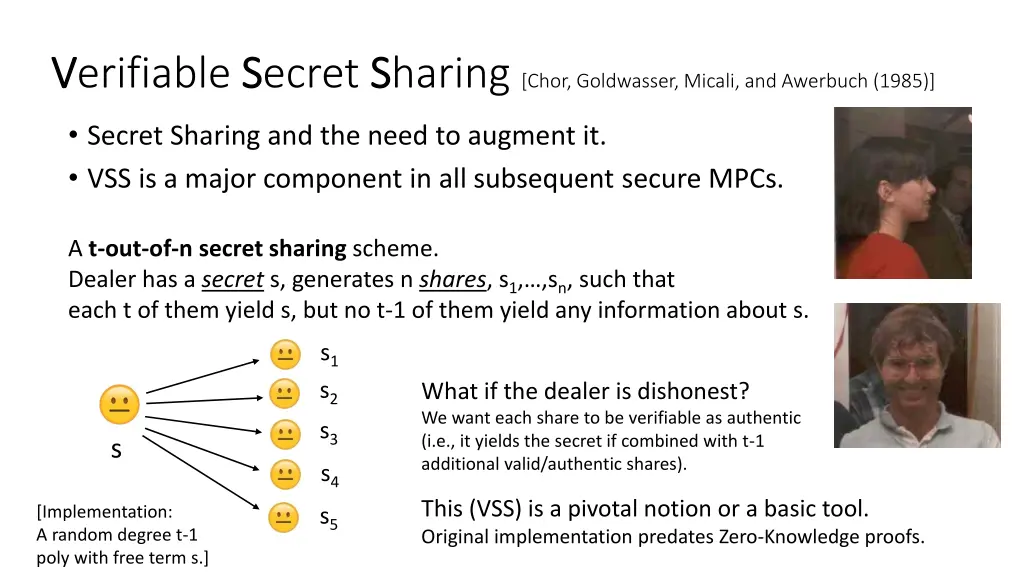 v verifiable s secret s sharing chor goldwasser