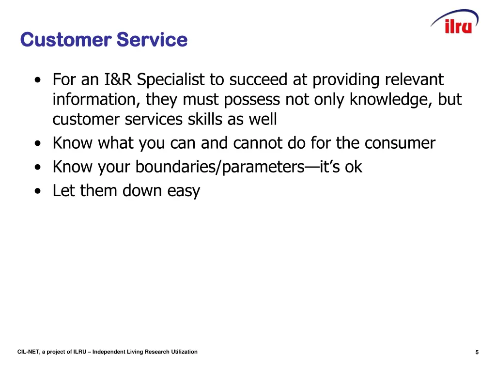 slide 5 customer service customer service
