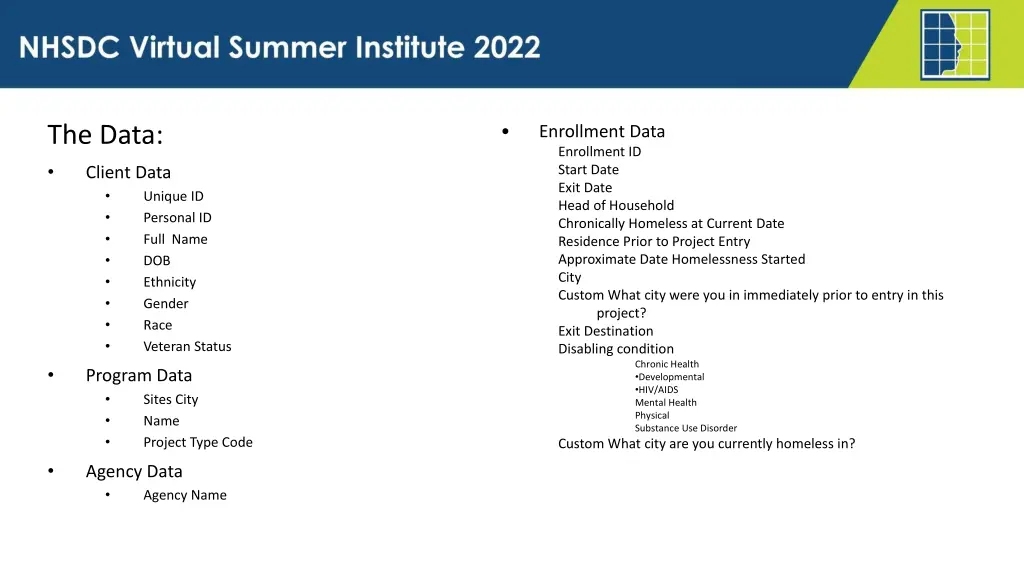the data client data