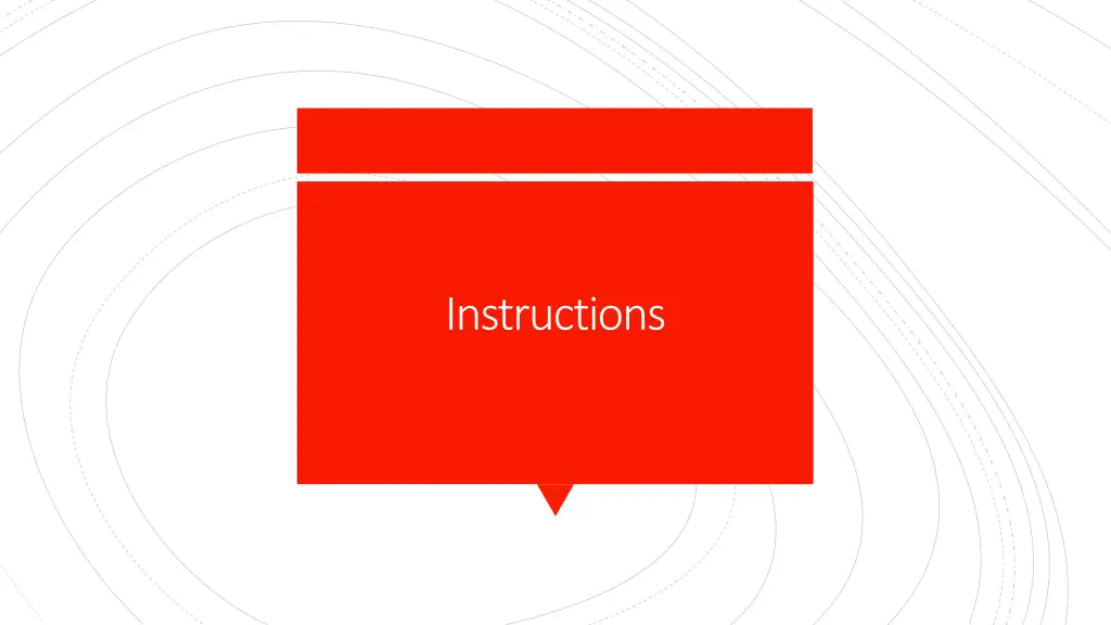 instructions