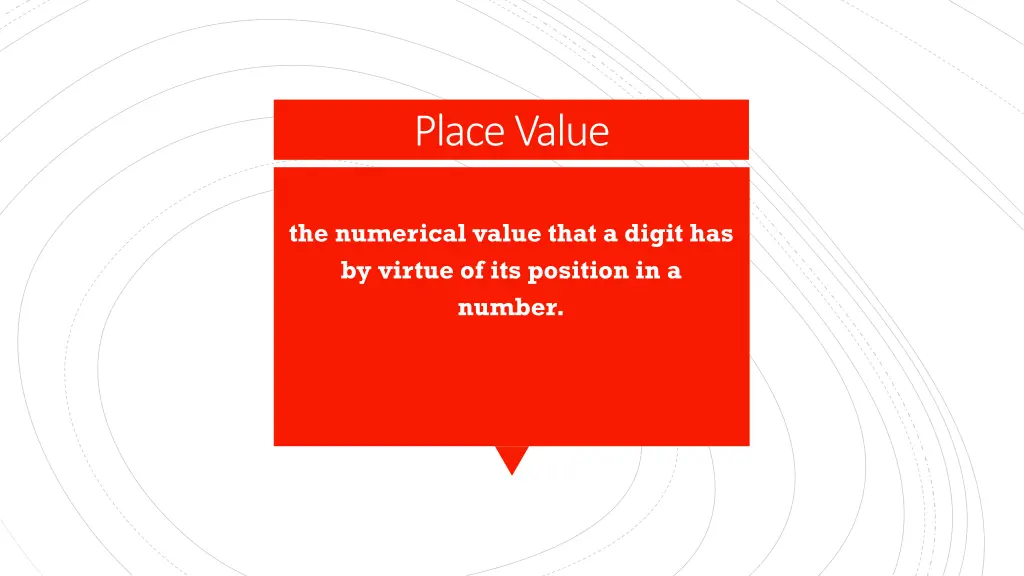 place value