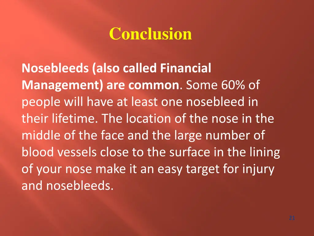 conclusion