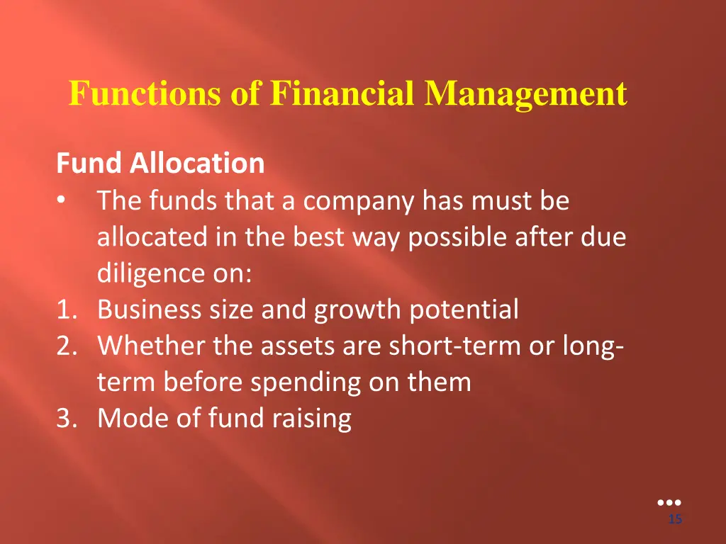 functions of financial management 1