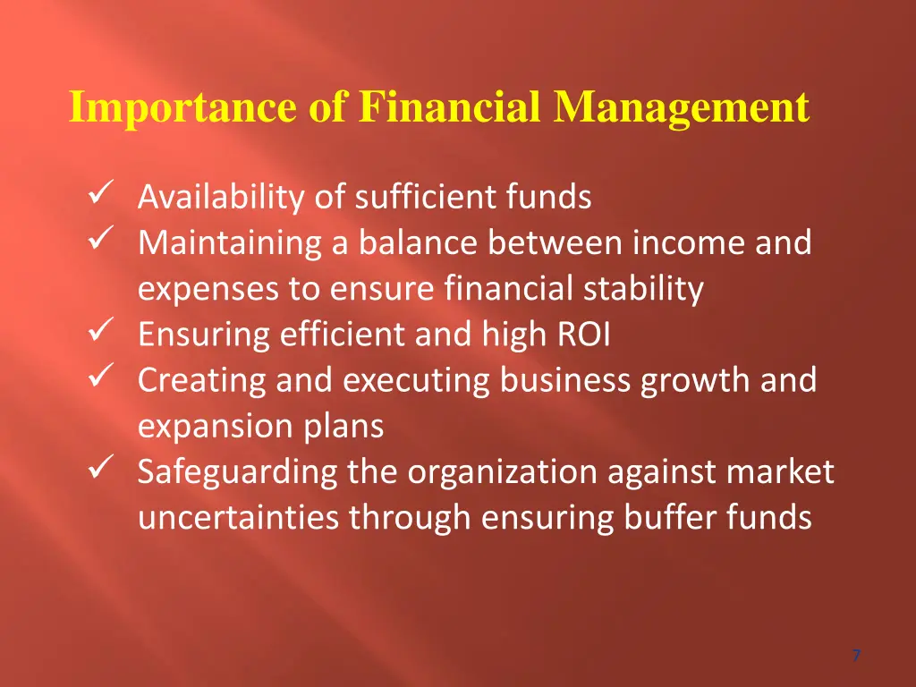 importance of financial management 1