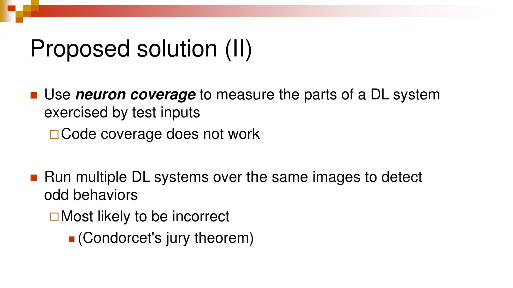 proposed solution ii