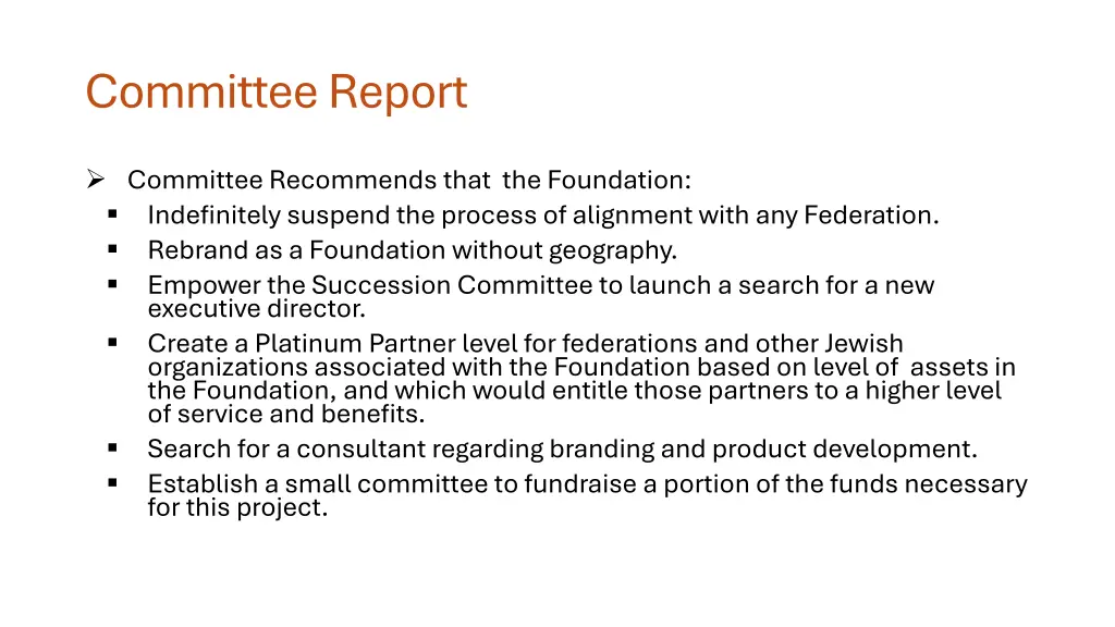 committee report 3