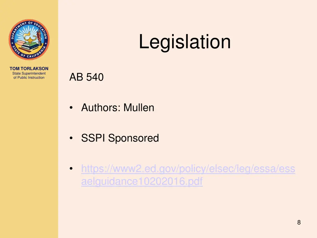 legislation