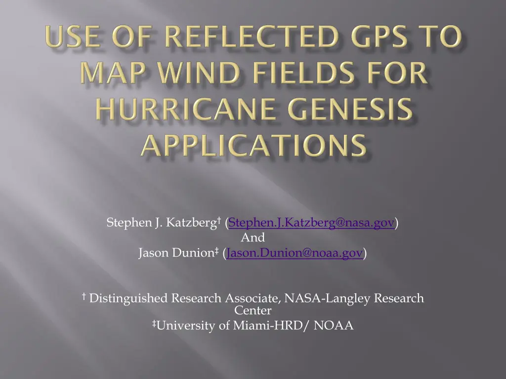 stephen j katzberg stephen j katzberg@nasa