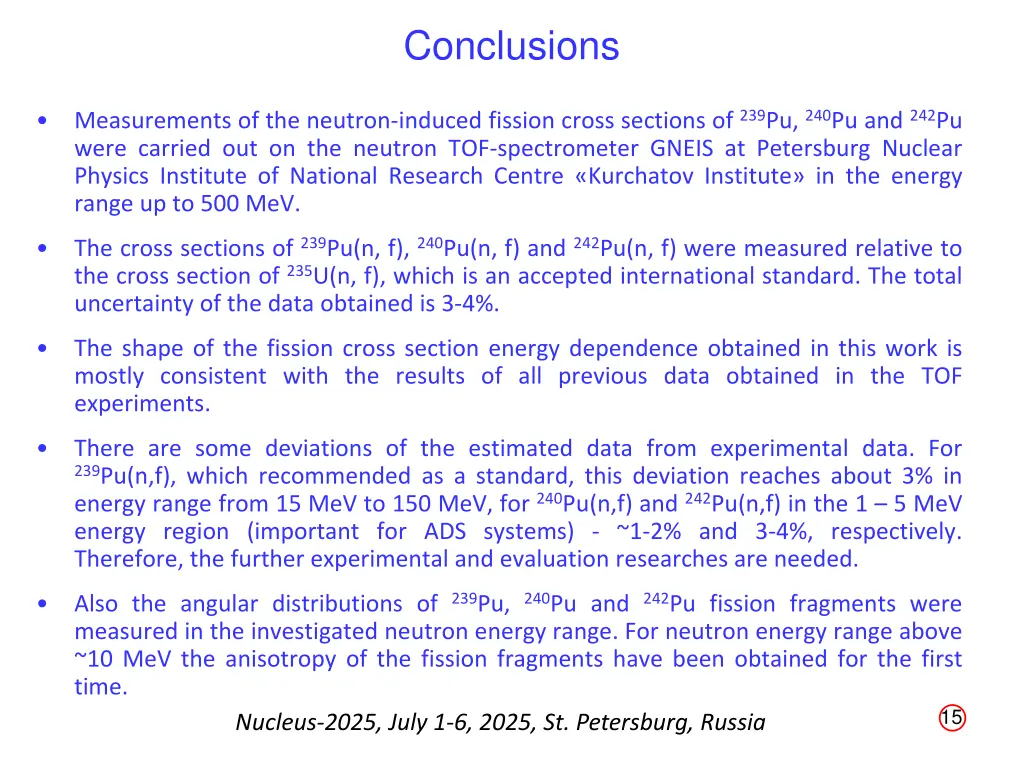 conclusions