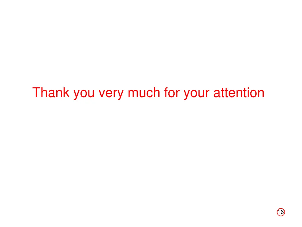 thank you very much for your attention