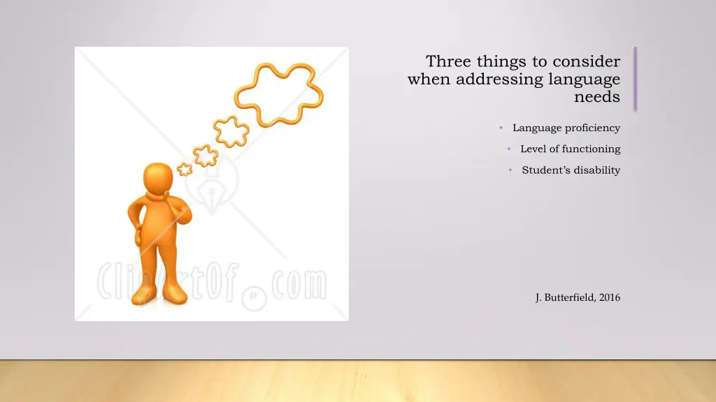 three things to consider when addressing language