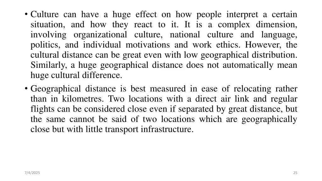 culture can have a huge effect on how people