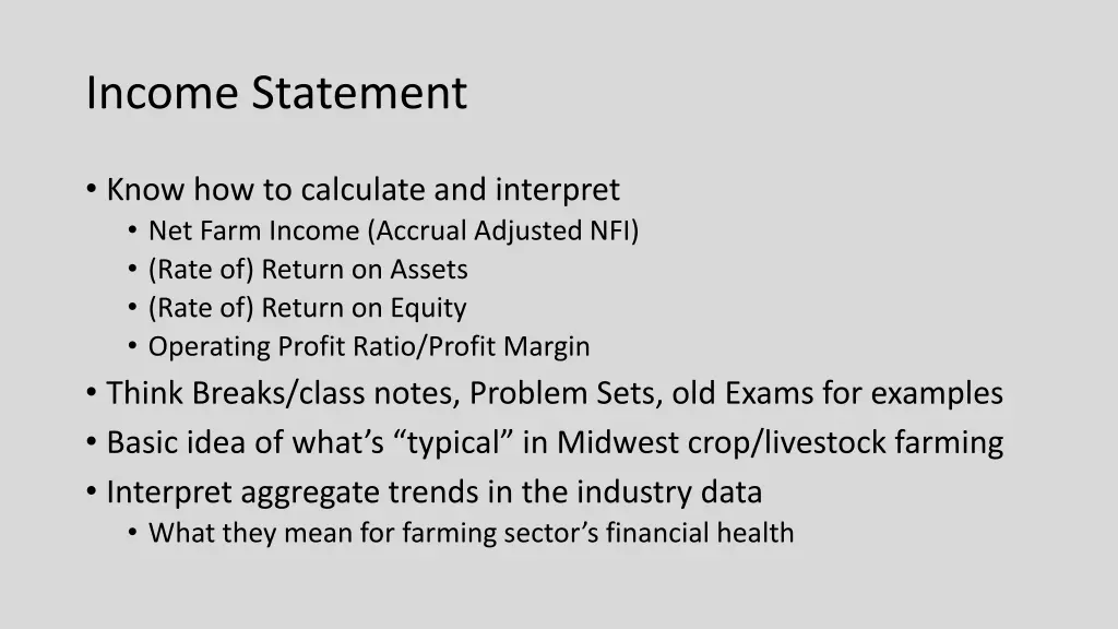 income statement 1