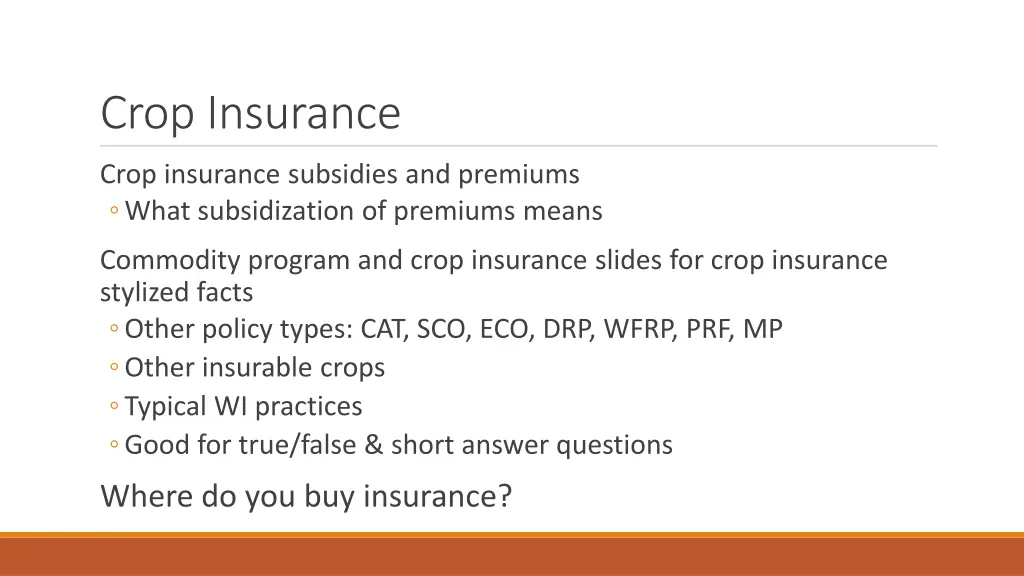crop insurance 1