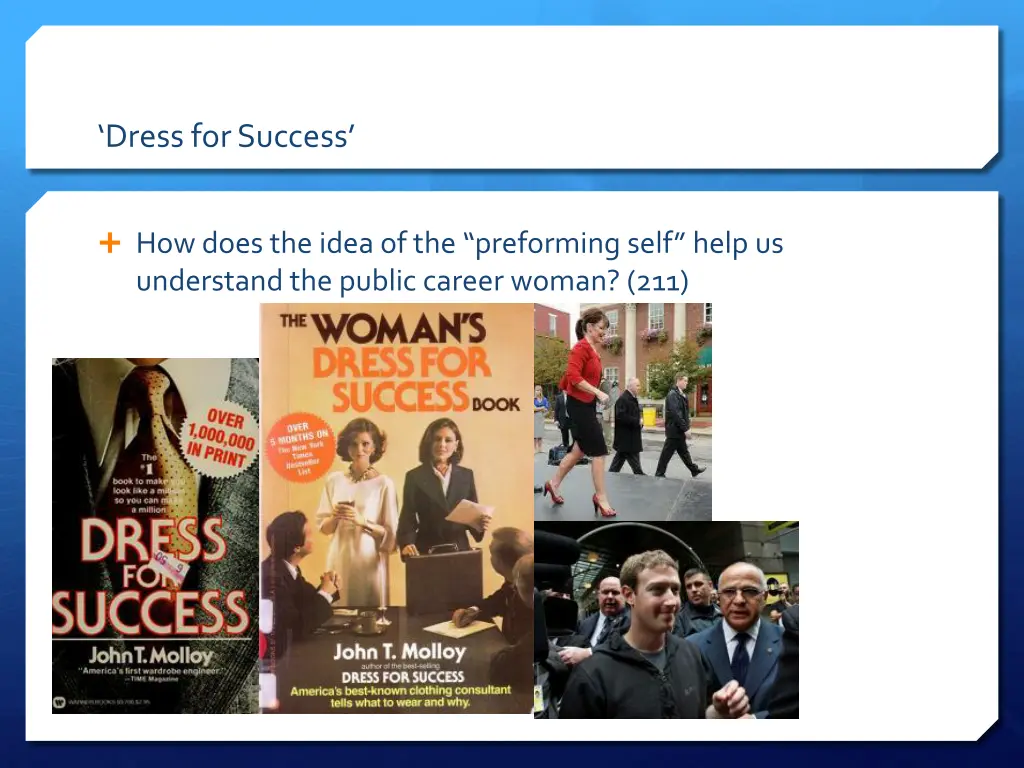 dress for success
