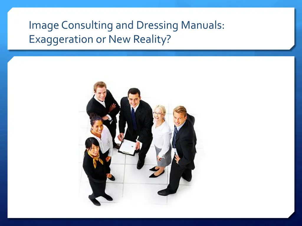 image consulting and dressing manuals