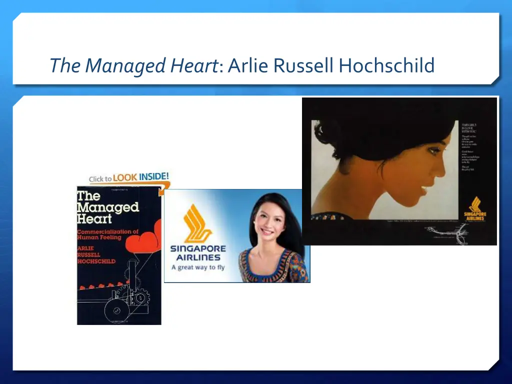 the managed heart arlie russell hochschild