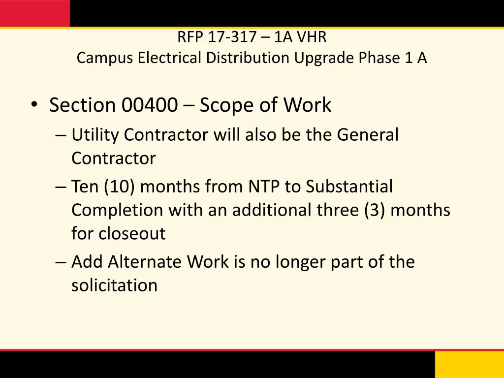 rfp 17 317 1a vhr 21