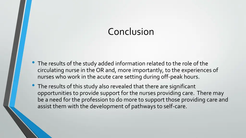 conclusion