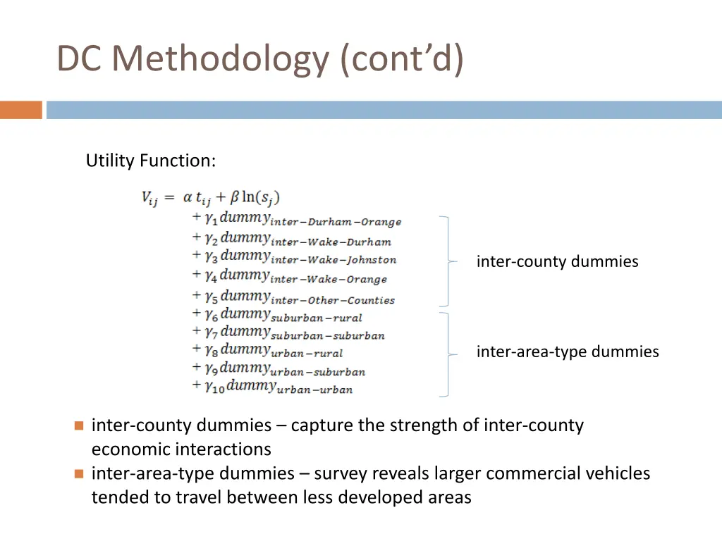 dc methodology cont d